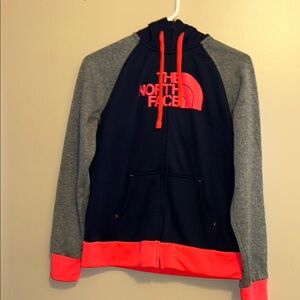 The North Face Black and Pink Hoodie